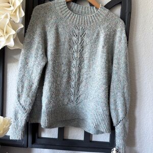 LOFT Women's Sweater - Light Gray